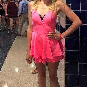 Hot pink Forever 21 Romper